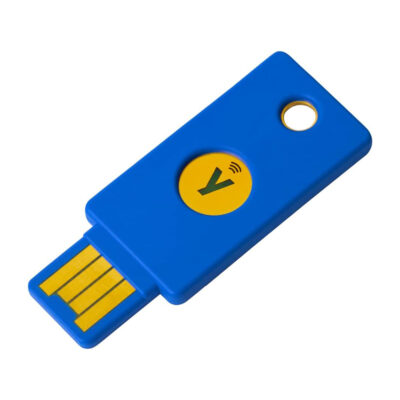 Апаратний ключ Yubico Security Key NFC Type-A з лотка Без упаковки 1шт Blue (5060408461952ob)