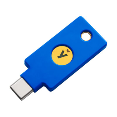 Апаратний ключ Yubico Yubikey Security Key C NFC USB Type-С з лотка Без упаковки 1шт Blue (5060408464731ob)
