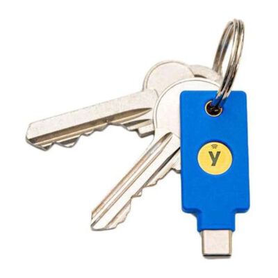 Апаратний ключ Yubico Yubikey Security Key C NFC USB Type-С з лотка Без упаковки 1шт Blue (5060408464731ob) 2