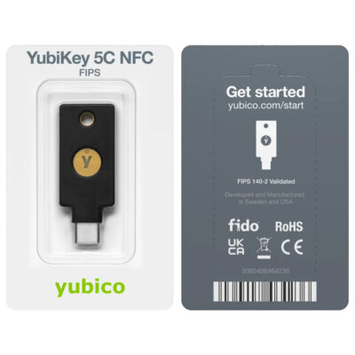 Апаратний ключ Yubico Yubikey 5C NFC FIPS (140-2) USB Type-C (100925)