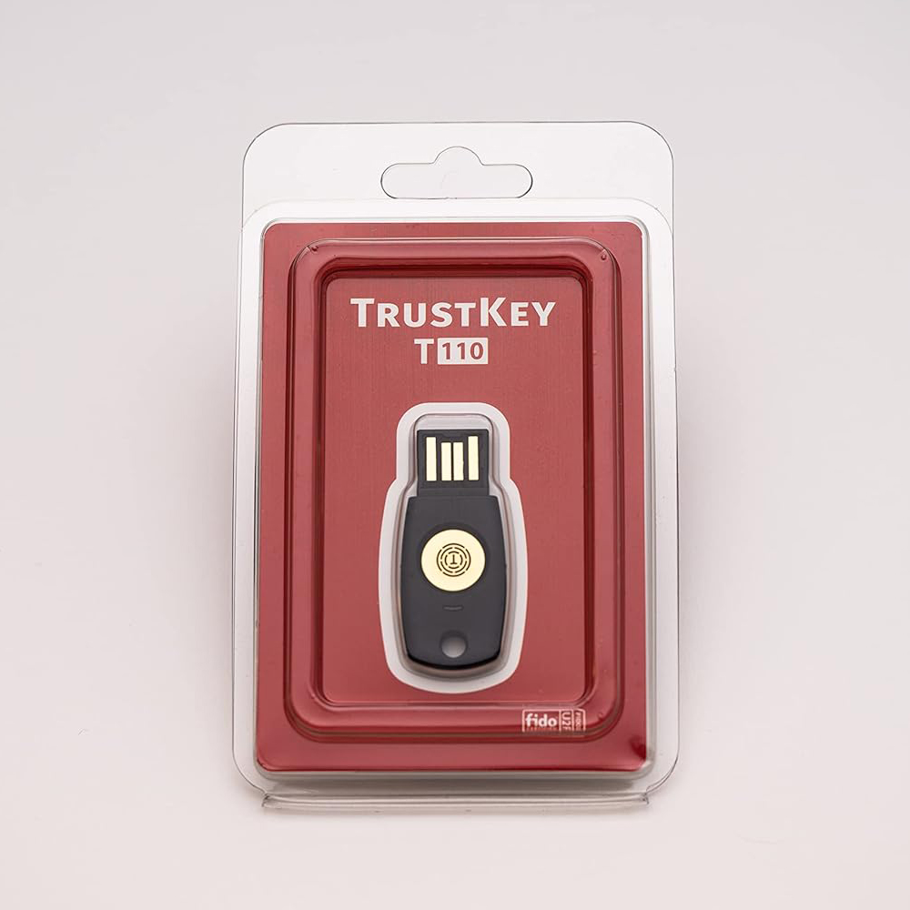 Апаратний ключ TrustKey T110 Security Key USB Type-A, FIDO2/U2F, PIN+Touch, без NFC (B086QTS5YM) 6 Апаратний ключ TrustKey T110 Security Key USB Type-A, FIDO2/U2F, PIN+Touch, без NFC (B086QTS5YM) 6