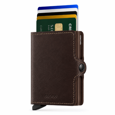 Кардхолдер Secrid Twinwallet Original Chocolate – ультратонкий гаманець із захистом RFID 2