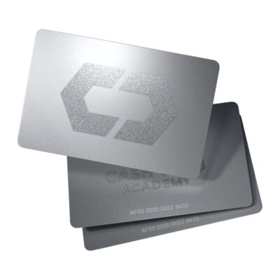 Криптогаманець Tangem Wallet 2.0 Cash Club Academy Silver набір з 3 карток (TG-CCAS) 2