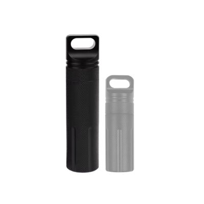 Металева капсула велика Ledger Nano S / S Plus / Nano X, чохол для криптогаманця Чорний (LNSXCCB)