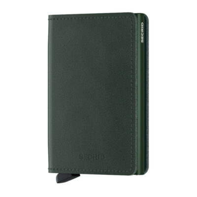 Кардхолдер Secrid Slimwallet Original green – ультратонкий гаманець із захистом RFID