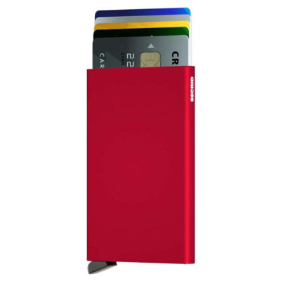 Алюмінієвий кардхолдер Secrid Cardprotector Red із захистом RFID 2
