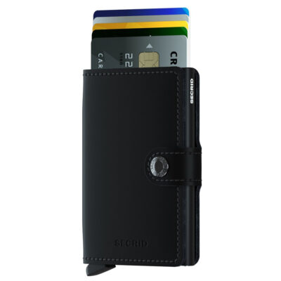 Кардхолдер Secrid Miniwallet Matte Black – компактний гаманець із захистом RFID 2