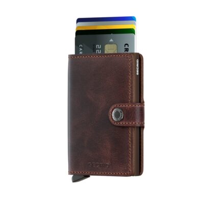 Кардхолдер Secrid Miniwallet Vintage Chocolate – компактний гаманець із захистом RFID 2