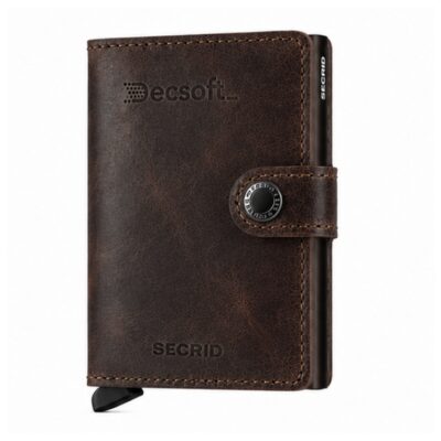 Кардхолдер Secrid Miniwallet Vintage Chocolate – компактний гаманець із захистом RFID