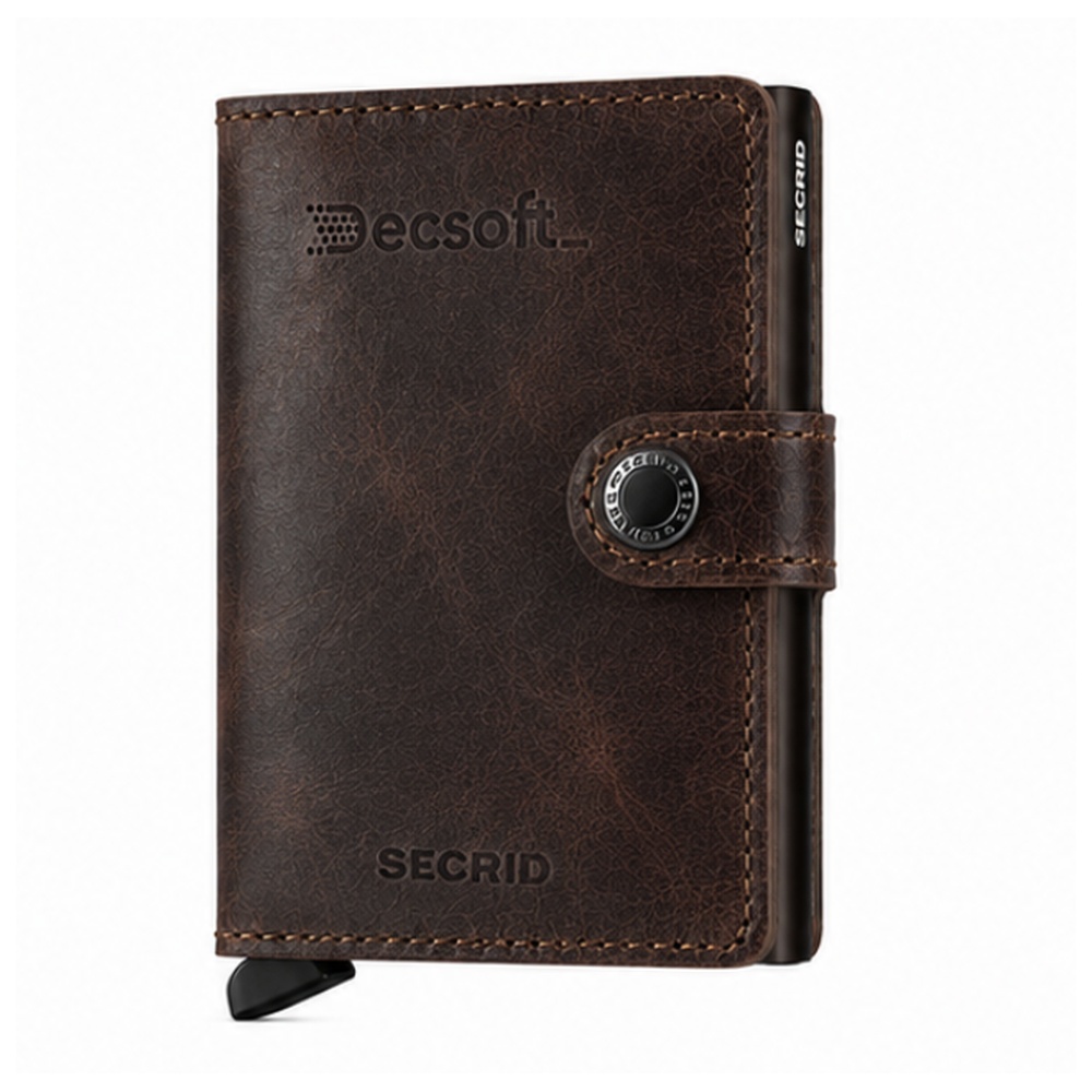 Кардхолдер Secrid Miniwallet Vintage Chocolate – компактний гаманець із захистом RFID Кардхолдер Secrid Miniwallet Vintage Chocolate – компактний гаманець із захистом RFID