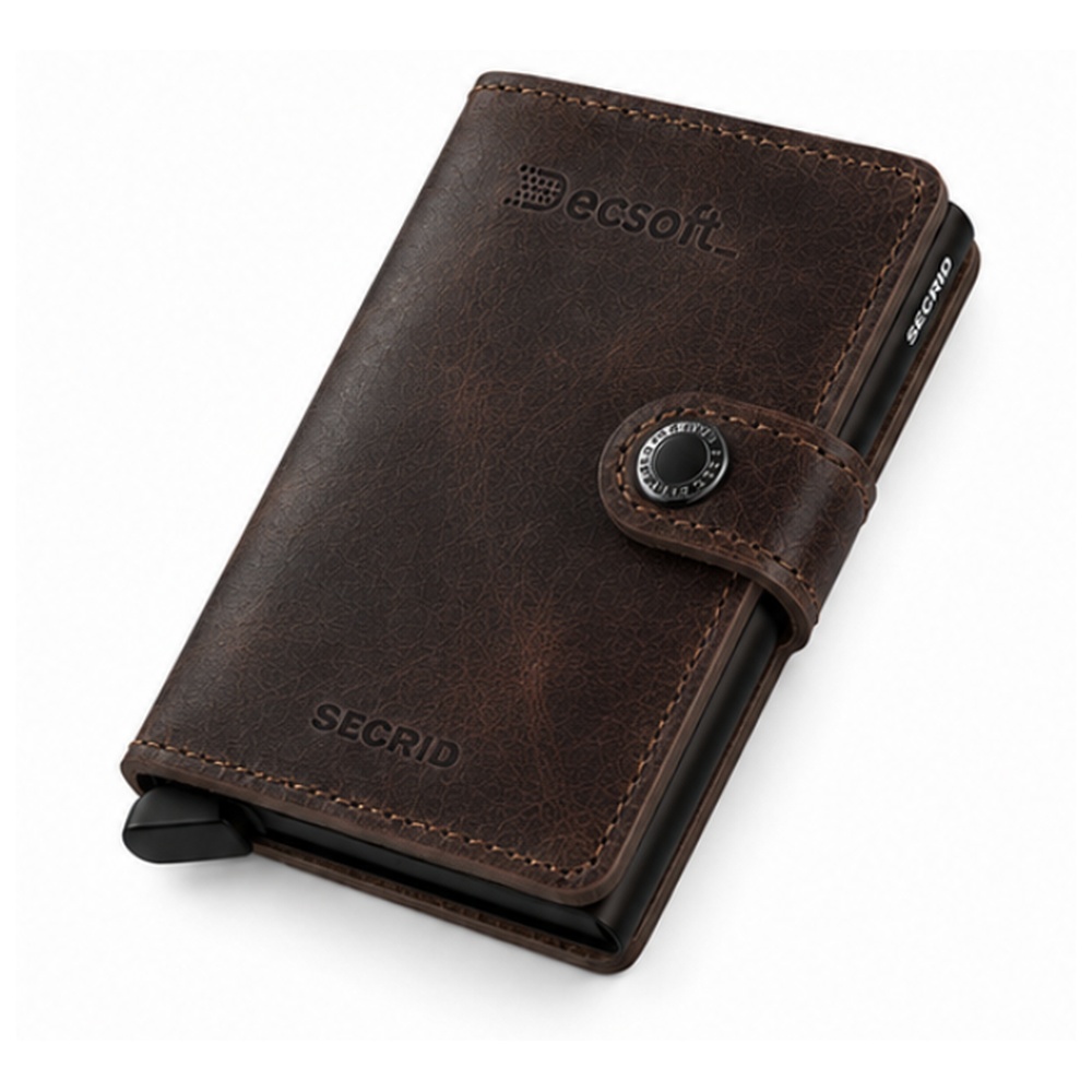 Кардхолдер Secrid Miniwallet Vintage Chocolate – компактний гаманець із захистом RFID 3 Кардхолдер Secrid Miniwallet Vintage Chocolate – компактний гаманець із захистом RFID 3