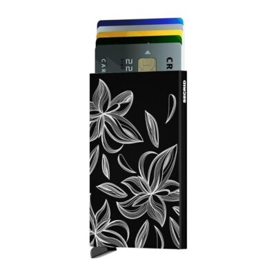 Алюмінієвий кардхолдер Secrid Cardprotector Laser Magnolia Black із захистом RFID 2