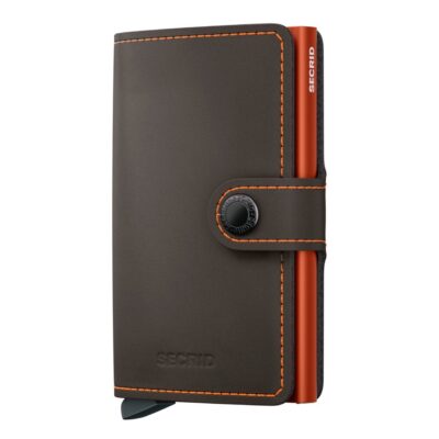Кардхолдер Secrid Miniwallet Matte Truffle-Orange – компактний гаманець із захистом RFID