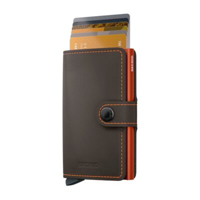 Кардхолдер Secrid Miniwallet Matte Truffle-Orange – компактний гаманець із захистом RFID 2
