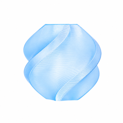 Філамент Bambu Lab PETG Translucent 1,75 мм, 1 кг, багаторазова котушка — Translucent Light Blue (32600)