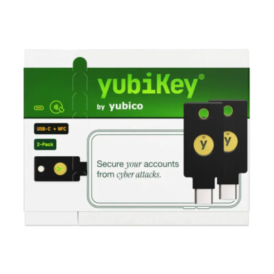 Апаратні ключі Yubico Yubikey 5C NFC USB Type-C набір з 2 шт Прошивка 5.7.4 (6830702574)