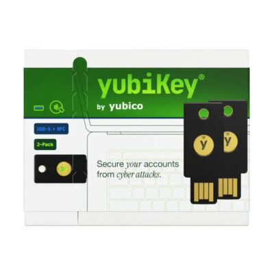 Апаратні ключі Yubico Yubikey 5 NFC USB Type-A набір з 2шт Прошивка 5.7.4 (6830662574)